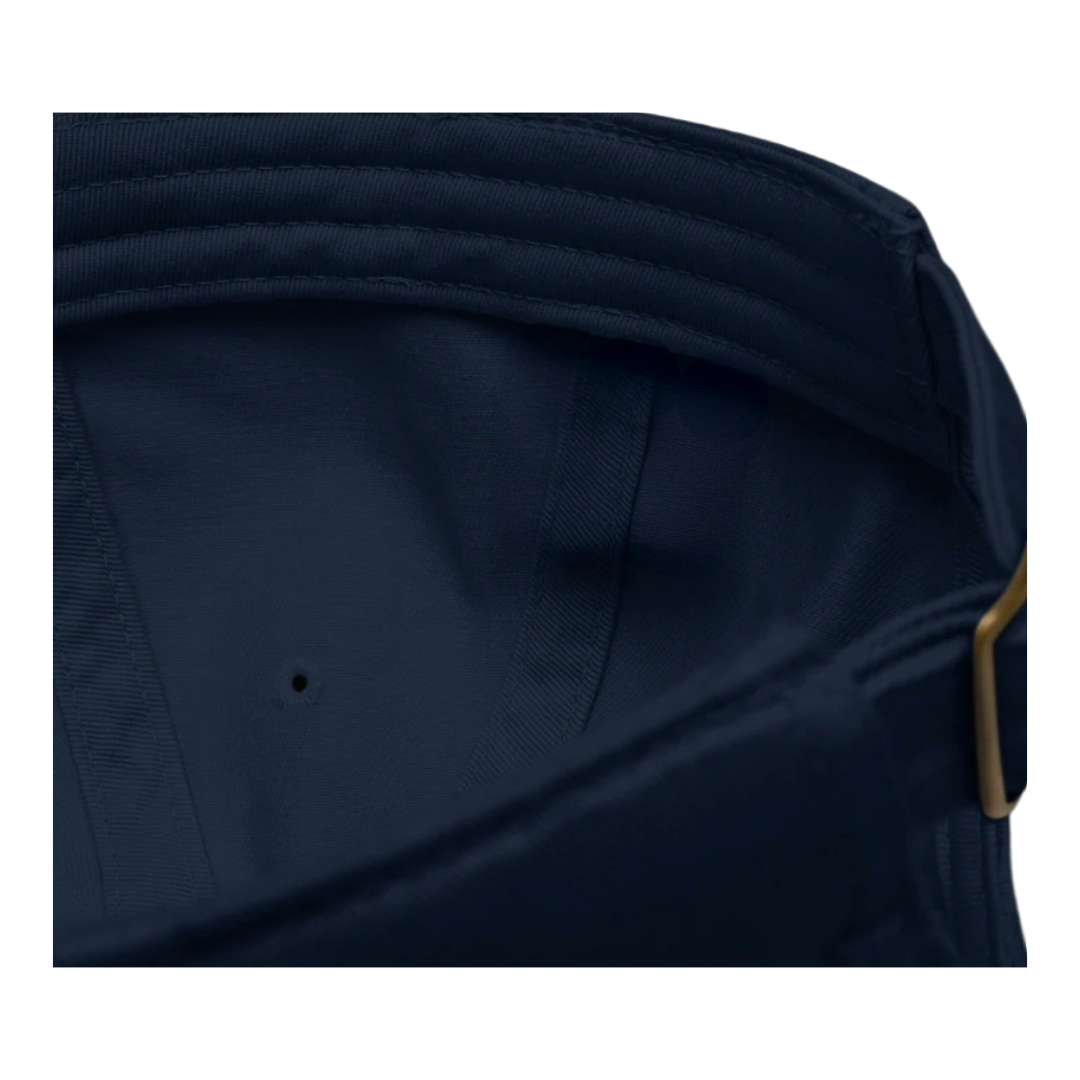 Organic cotton baseball cap for swimmers, product close up