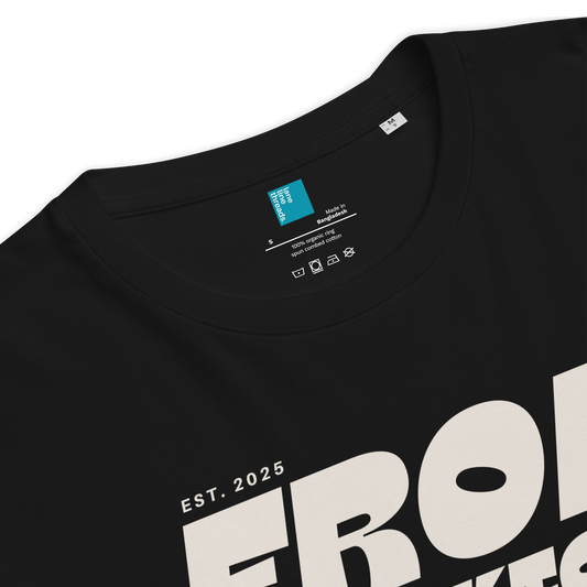 Organic Swim Mom Shirt featuring 'From Tiny Kicks to Olympic Dreams', crafted from 100% organic cotton.